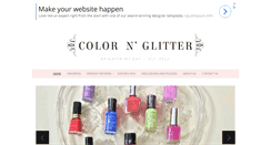 Desktop Screenshot of colornglitter.com