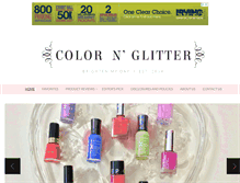 Tablet Screenshot of colornglitter.com